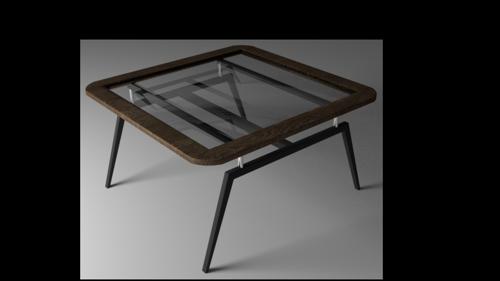 Little table with glass preview image